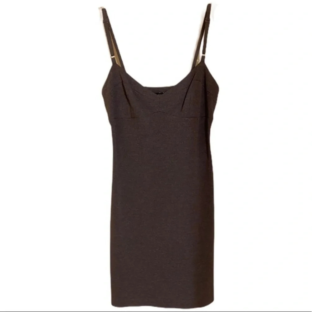 BCBG‎ Gray Sleeveless Dress​